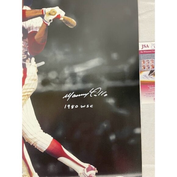 Manny Trillo signed autographed inscribed 1980 WSC Phillies 16x20 photo JSA - Picture 2 of 3
